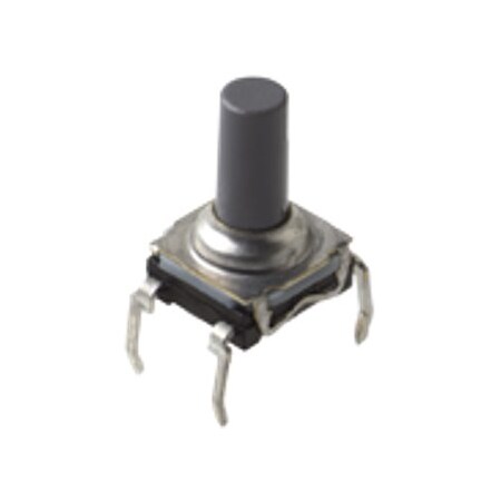 C&K Components Keypad Switch, 1 Switches, Spst, Momentary-Tactile, 0.05A, 32Vdc, 1.3N, 4 Pcb Hole Cnt, Solder KSL1A211LFTR